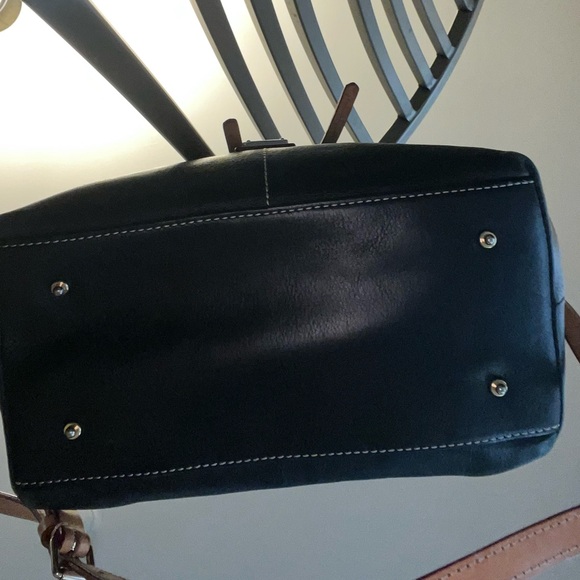 Dooney & Bourke Black Dillen Double Pocket Satchel Hand / Shoulder Bag Purse 👜 - Picture 12 of 14